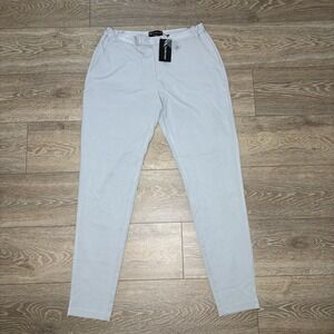 Tailored Athlete Pants Mens 36X34 365 Trouser Light Gray Casual Career